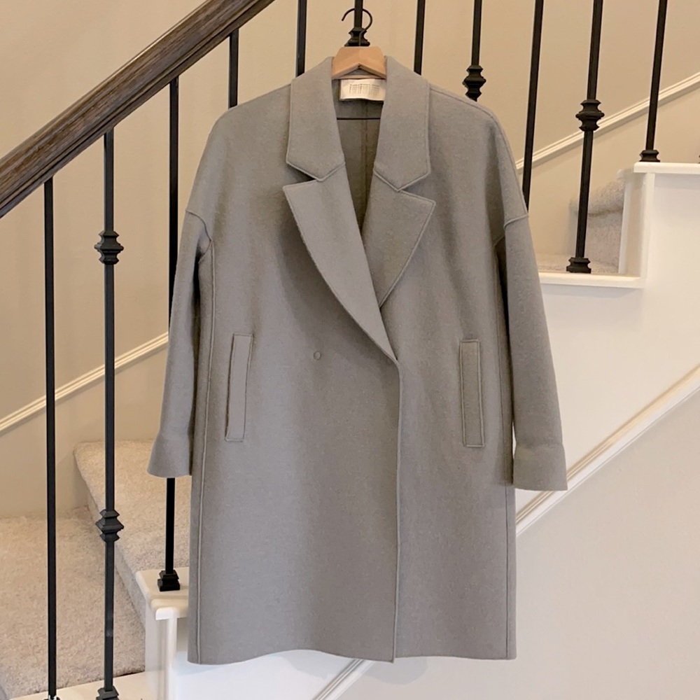 Harris Wharf London Wool Coat Size IT 38